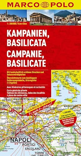 Campania Basilicata Marco Polo Map (Marco Polo Maps) (9783829740302) by Marco Polo Travel Publishing