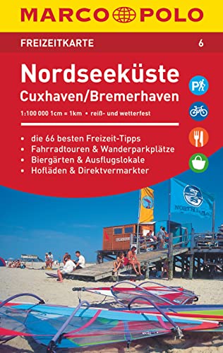 Beispielbild fr MARCO POLO Freizeitkarte Nordseekste, Cuxhaven 1:110 000 zum Verkauf von medimops