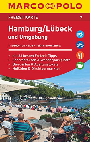 9783829743075: Marco Polo FZK07 Hamburg, Lubeck und Umgebung: Toeristische kaart 1:100 000