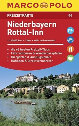 Beispielbild fr MARCO POLO Freizeitkarte Niederbayern, Rottal-Inn 1:120 000 zum Verkauf von medimops