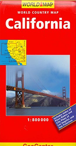 Beispielbild fr California GeoCenter World Map zum Verkauf von WorldofBooks
