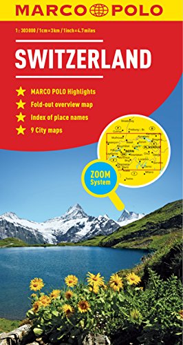 Switzerland Marco Polo Map (Marco Polo Maps) (9783829767170) by Marco Polo Travel Publishing