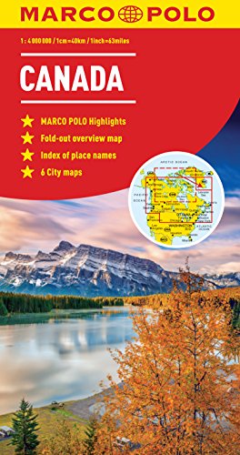 9783829767347: Canada Marco Polo Map (Marco Polo Maps) [Idioma Ingls]