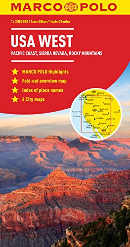 Beispielbild fr USA West Marco Polo Map (Marco Polo Maps) zum Verkauf von Reuseabook