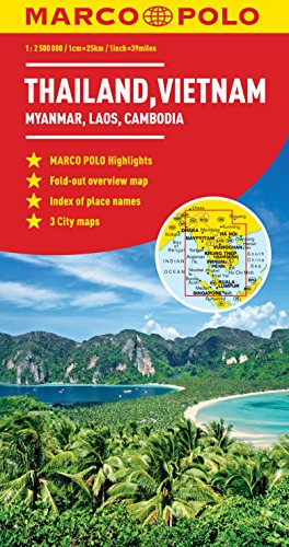 9783829767453: Marco Polo Thailand, Vietnam, Laos, Cambodia