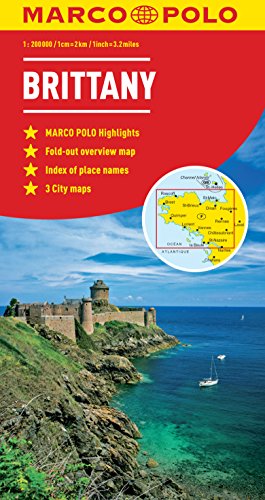 9783829767507: Brittany Marco Polo Map [Idioma Ingls] (Marco Polo Maps)