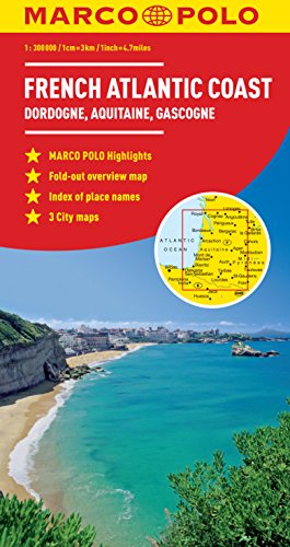 French Atlantic Coast Marco Polo Map (Marco Polo Maps) (9783829767644) by Marco Polo Travel