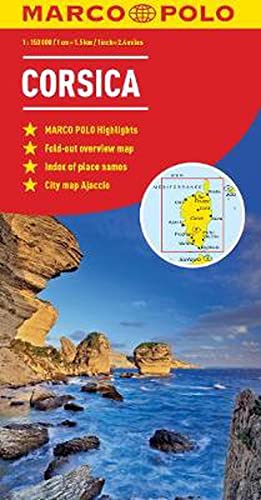 9783829767668: Corsica Marco Polo Map (Marco Polo Maps)