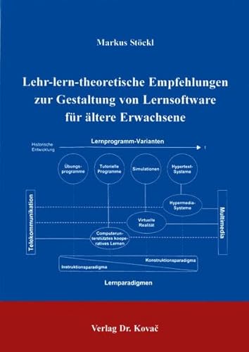 Stock image for Lehr-lern-theoretische Empfehlungen zur Gestaltung von Lernsoftware fr ltere Erwachsene. (Studien zur Erwachsenenbildung) for sale by medimops