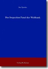 9783830010487: Das Inspection Panel der Weltbank