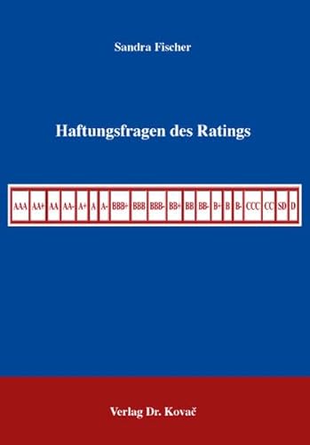 9783830028116: Haftungsfragen des Ratings