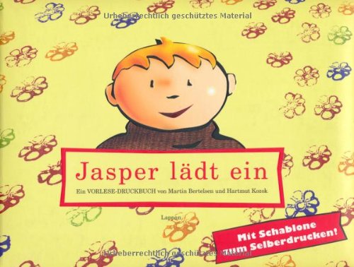 Imagen de archivo de Jasper ldt ein: Ein Vorlesedruckbuch a la venta por medimops