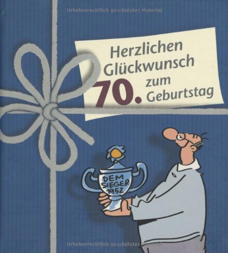 Beispielbild fr Herzlichen Glckwunsch zum 70. Geburtstag, Mnner zum Verkauf von medimops