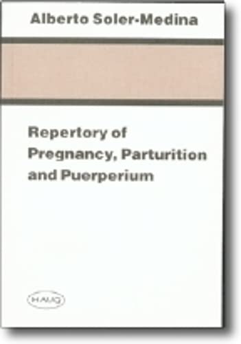 9783830403593: Repertory of Pregnancy, Parturition and Puerperium