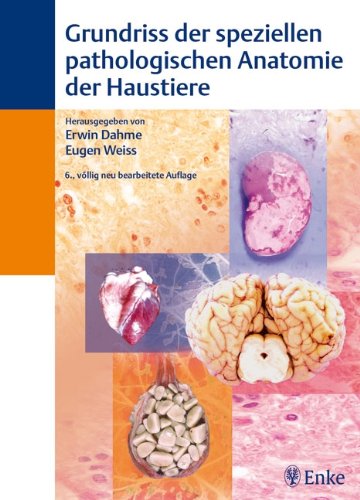 Beispielbild fr Grundri der speziellen pathologischen Anatomie der Haustiere [Gebundene Ausgabe] Grundriss der speziellen pathologischen Anatomie der Haustiere Veterinrmedizin Vorklinik Anatomie Klinische Fcher Pathologie Anatomie Veterinrmediziner Anatomy Veterinrmedizinisch Haustier Haustiere Pets Pathologische Anatomie Spezielle Anatomie Tiermedizin Tierarzt von Erwin Dahme (Autor), Eugen Weiss zum Verkauf von BUCHSERVICE / ANTIQUARIAT Lars Lutzer