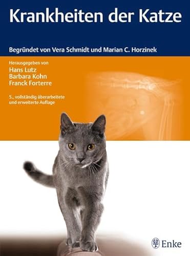 Stock image for Krankheiten der Katze Gebundene Ausgabe von Marian C. Horzinek (Herausgeber), Hans Lutz (Herausgeber), Vera Schmidt (Herausgeber), Tony Glaus (Autor), Barbara Kaser-Hotz (Autor), Gottfried Alber (Mitwirkende), Michaele Alef (Mitwirkende), Felix R. Althaus (Mitwirkende), Susi Arnold (Mitwirkende), Sigitas Cizinauskas (Mitwirkende), Marcus Clauss (Mitwirkende), Daniel Demuth (Mitwirkende), Britta Dobenecker (Mitwirkende), Janean Fidel (Mitwirkende), Johanna Fink-Gremmels (Mitwirkende), Mark Flckiger (Mitwirkende), Chris J. Gaskell (Mitwirkende), Rosalind M. Gaskell (Mitwirkende), Urs Giger (Mitwirkende), Vera Grevel (Mitwirkende), Tim J. Gruffydd-Jones (Mitwirkende), Uwe Grnitz (Mitwirkende), Hansjoachim Hackbarth (Mitwirkende), Klaus Hartung (Mitwirkende), Mark Haskins (Mitwirkende), Charlotte Havranek (Mitwirkende), Herman A. W. Hazewinkel (Mitwirkende), Regina Hofmann-Lehmann (Mitwirkende), Madeleine Hubler (Mitwirkende), Patricia Ibarrola (Mitwirkende), Andr Jaggy (Mitwirkende), B for sale by BUCHSERVICE / ANTIQUARIAT Lars Lutzer