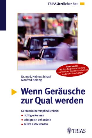 Beispielbild fr Wenn Gerusche zur Qual werden Geruschberempfindlichkeit: richtig erkennen - erfolgreich behandeln - selbst aktiv werden. Hyperakusis: Hufige Begleiterscheinung von Tinnitus, Migrne und vielen anderen Erkrankungen Helmut Schaaf HNO Geruschberempfindlichkeit Tinnitus Hyperakusis Arztgesprch Diagnose Fallbeispiele Hrtherapie in 10 Schritten Heilungsprozess HNO Nachrichten Sprechstunde Patienten Therapieanstze Psychotherapie Otologie Geruschempfindlichkeit Begleitsymptome Umweltgerusche Rauschgeneratoren Ohren dB Sinneszellen des Ohres Hyperakusis Ohrgerusche HNO Nachrichten Tinnitus Hals-Nasen-Ohrenheilkunde Hals-Nasen-Ohren-Heilkunde Gesundheit Erkrankungen Heilverfahren Trias MVS Medizinverlage Thieme Haug Hippokrates Facharzt fr Ansthesie Morbus Menire Oberarzt Bad Arolsen Tinnitus-Klinik Dr. Hesse Schwindel Hyperakusis, Dr. Manfred Nelting Facharzt fr Psychotherapeutische Medizin Allgemeinmedizin Homopathie rztlicher Direktor Geschftsfhrer Gezeiten Haus Klinik Bon zum Verkauf von BUCHSERVICE / ANTIQUARIAT Lars Lutzer