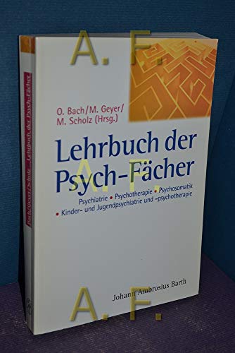 Stock image for Lehrbuch der Psych-Fcher for sale by medimops