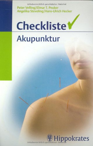 Stock image for Checkliste Akupunktur for sale by medimops