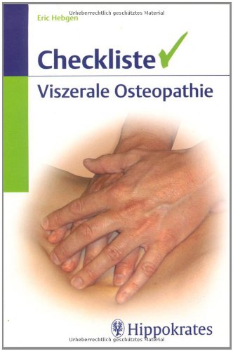 Beispielbild fr Checkliste Viszerale Osteopathie zum Verkauf von medimops