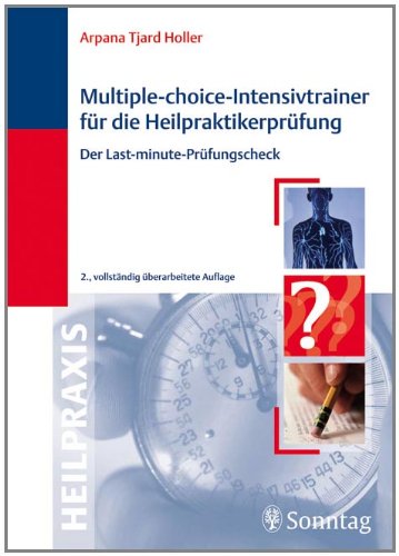 Beispielbild fr Multiple-choice-Intensivtrainer fr die Heilpraktikerprfung: Der Last-minute-Prfungscheck zum Verkauf von medimops