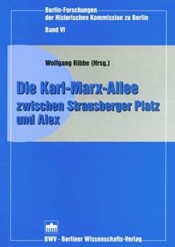 9783830501817: Die Karl-Marx-Allee zwischen Strausberger Platz und Alex