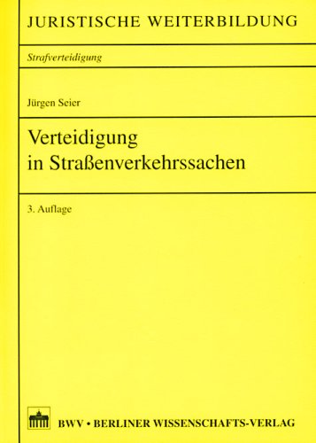 Stock image for Verteidigung in Straenverkehrssachen for sale by medimops