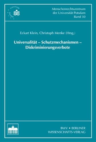 9783830515593: Universalitt - Schutzmechanismen- Diskriminierungsverbote: 15 Jahre Wiener Weltmenschenrechtskonferenz