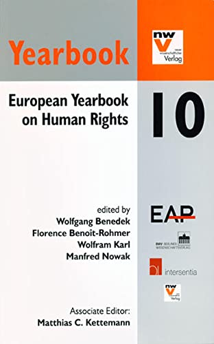 9783830517740: European Yearbook on Human Rights 10