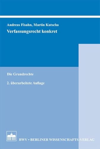 Beispielbild fr Verfassungsrecht konkret: Die Grundrechte zum Verkauf von medimops