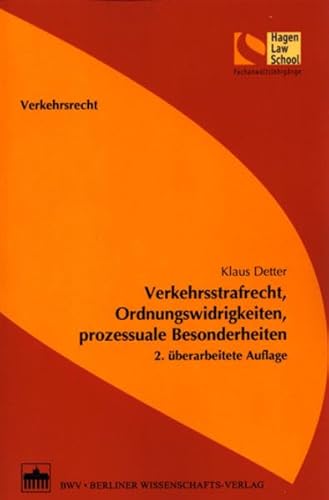 Beispielbild fr Verkehrsstrafrecht, Ordnungswidrigkeiten, prozessuale Besonderheiten zum Verkauf von medimops