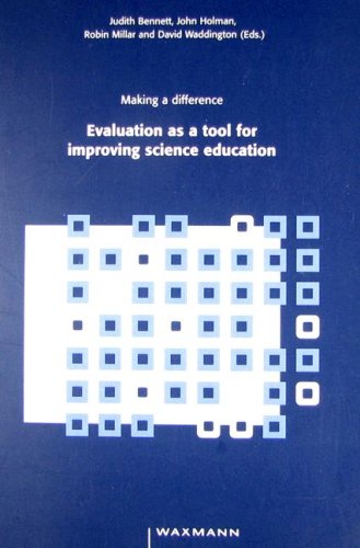 Beispielbild fr Making a difference Evaluation as a tool for improving science education zum Verkauf von Buchpark