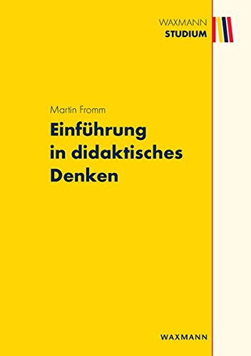 Stock image for Einfhrung in didaktisches Denken for sale by medimops