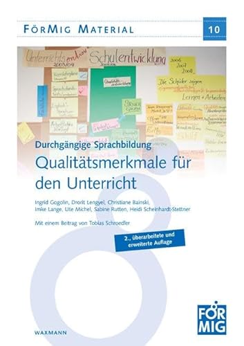 Beispielbild fr Durchgngige Sprachbildung. Qualittsmerkmale fr den Unterricht zum Verkauf von Blackwell's