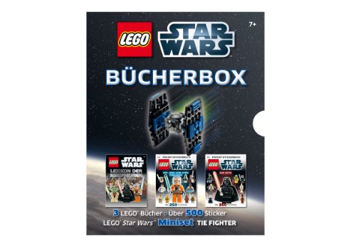 Imagen de archivo de LEGO Star Wars Bcher-Box, mit exklusivem TIE-Fighter (limitierte Sonderauflage): 3 LEGO Bcher - ber 500 Sticker - LEGO Star Wars Miniset TIE Fighter a la venta por medimops