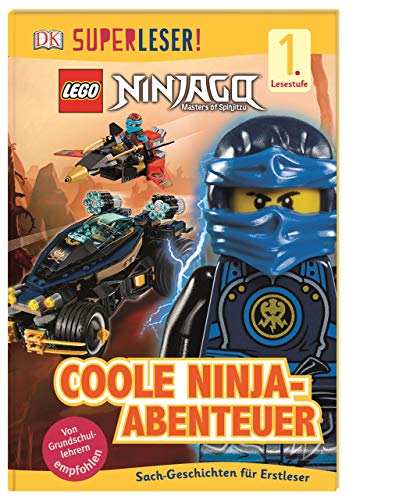 Imagen de archivo de SUPERLESER! LEGO® NINJAGO® Coole Ninja-Abenteuer: 1. Lesestufe Sach-Geschichten für Leseanfänger a la venta por ThriftBooks-Atlanta