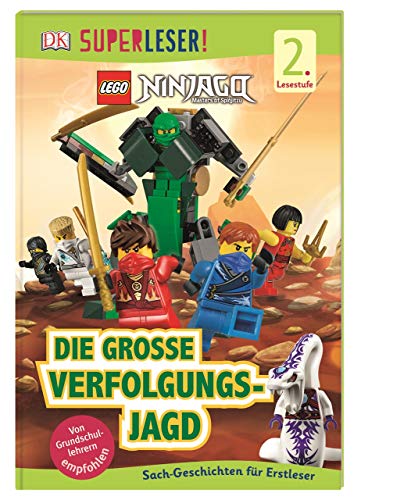 Beispielbild fr SUPERLESER! LEGO® NINJAGO® Die gro e Verfolgungsjagd: Sach-Geschichten für Erstleser, 2. Lesestufe zum Verkauf von WorldofBooks