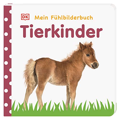 Stock image for Mein Fhlbilderbuch. Tierkinder: Wattiertes Pappbilderbuch ab 6 Monaten. Mit Fhl- und Glitzerelementen for sale by Librairie Th  la page