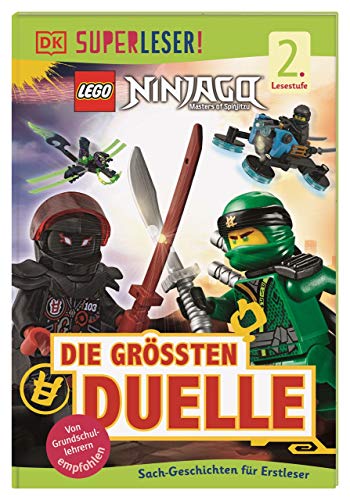 Imagen de archivo de SUPERLESER! LEGO NINJAGO Die grten Duelle: Sach-Geschichten fr Erstleser, 2. Lesestufe a la venta por medimops