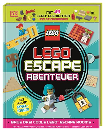 Stock image for LEGO Escape Abenteuer: Baue drei coole LEGO Escape Rooms. Mit 49 LEGO Elementen und Stickerbogen for sale by Revaluation Books