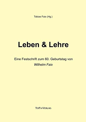 Stock image for Leben + Lehre for sale by medimops