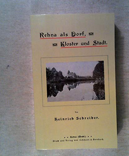Stock image for Rehna als Dorf, Kloster und Stadt for sale by medimops