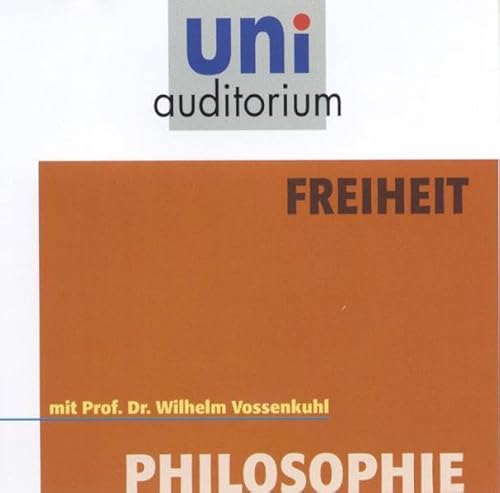 Philosophie - Freiheit (9783831261918) by Vossenkuhl, Wilhelm