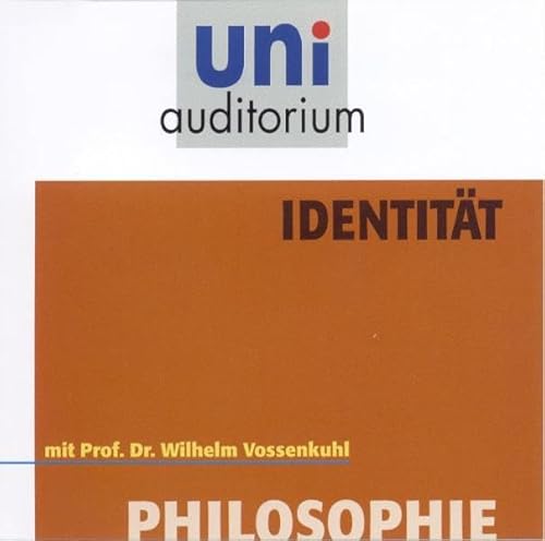 Beispielbild fr Philosophie - Identitt , 1 Audio-CD zum Verkauf von medimops