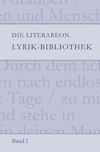 Stock image for Die Literareon Lyrik-Bibliothek for sale by Norbert Kretschmann
