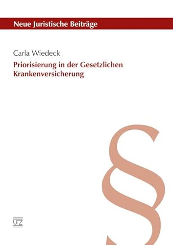 Imagen de archivo de Priorisierung in der Gesetzlichen Krankenversicherung a la venta por medimops