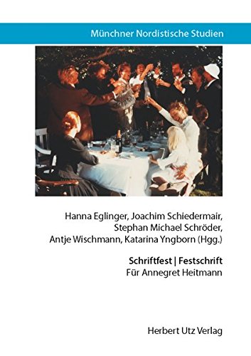 Stock image for Schriftfest | Festschrift: Fr Annegret Heitmann. (Mnchner Nordistische Studien Band 33) for sale by Antiquariat  >Im Autorenregister<