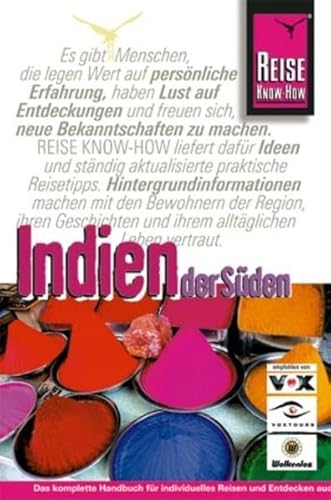 Beispielbild fr Indien - der Sden. Mit Mumbai (Bombay) und Goa. Reisehandbuch zum Verkauf von medimops