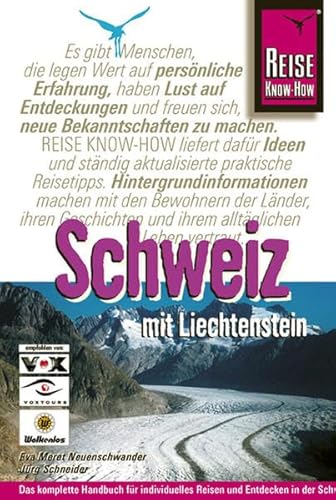 Beispielbild fr Schweiz mit Liechtenstein zum Verkauf von medimops