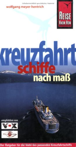 Beispielbild fr Kreuzfahrtschiffe nach Ma zum Verkauf von medimops